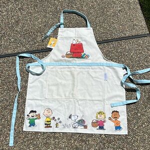 Williams Sonoma The Peanuts Easter Apron Adult Size Brand new